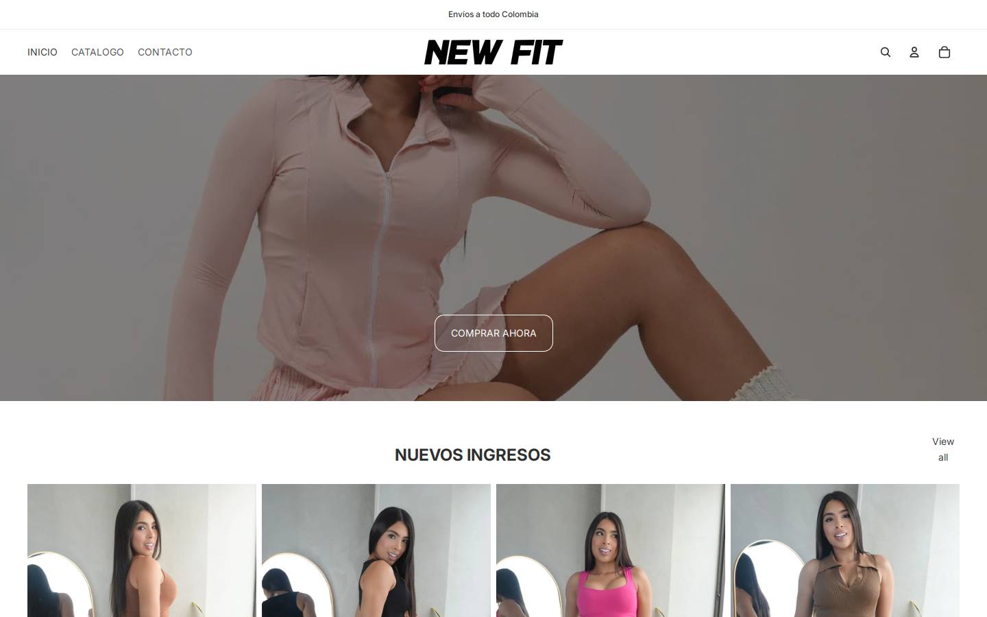 newfitsport.com homepage screenshot