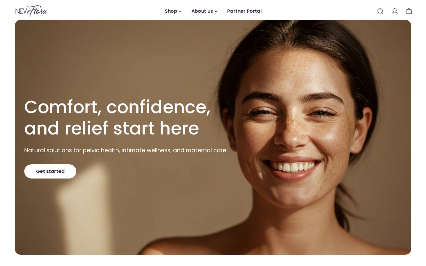 newflora.com homepage screenshot
