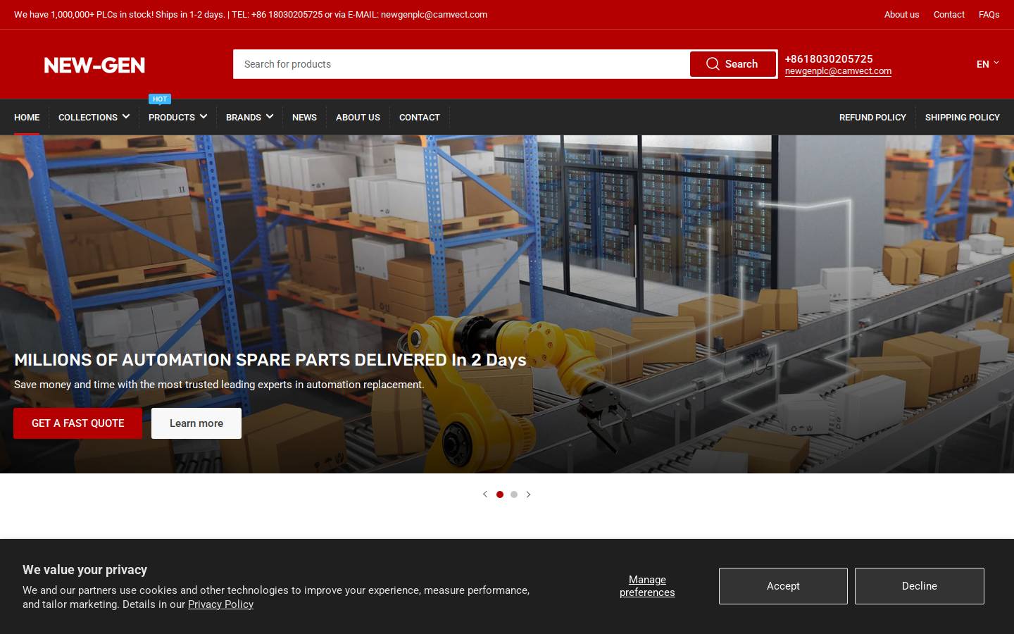 newgenplc.com homepage screenshot