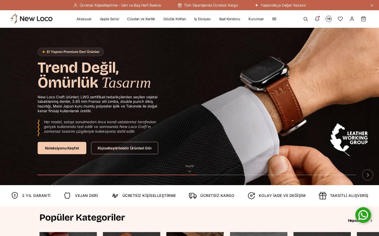 newlococraft.com homepage screenshot