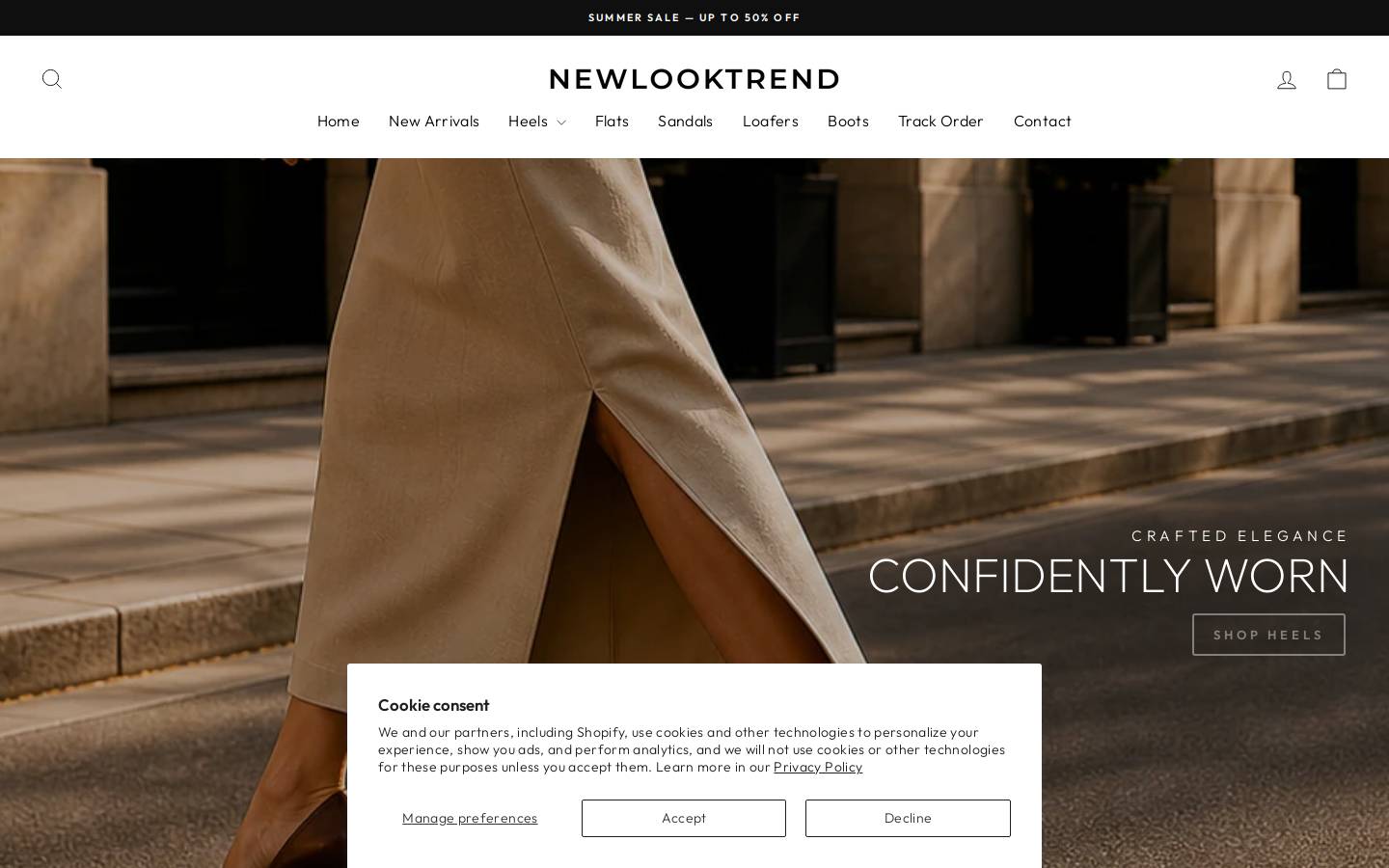 newlooktrend.com homepage screenshot