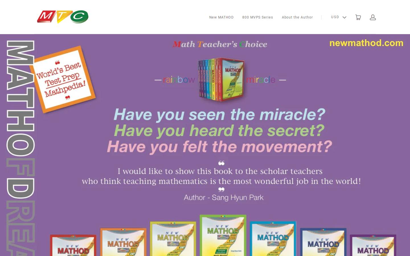 newmathod.com homepage screenshot