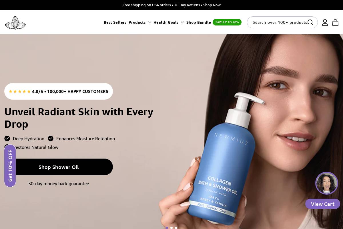 newmiuz.com homepage screenshot