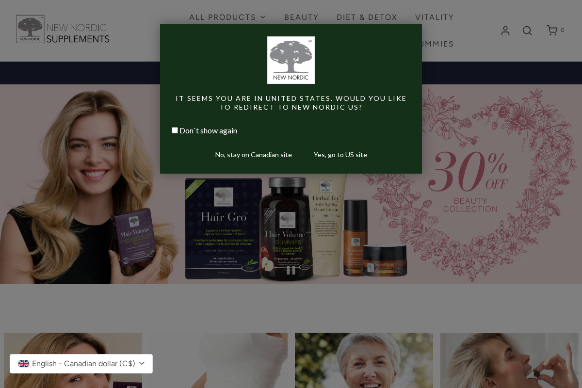 Newnordic.com homepage screenshot