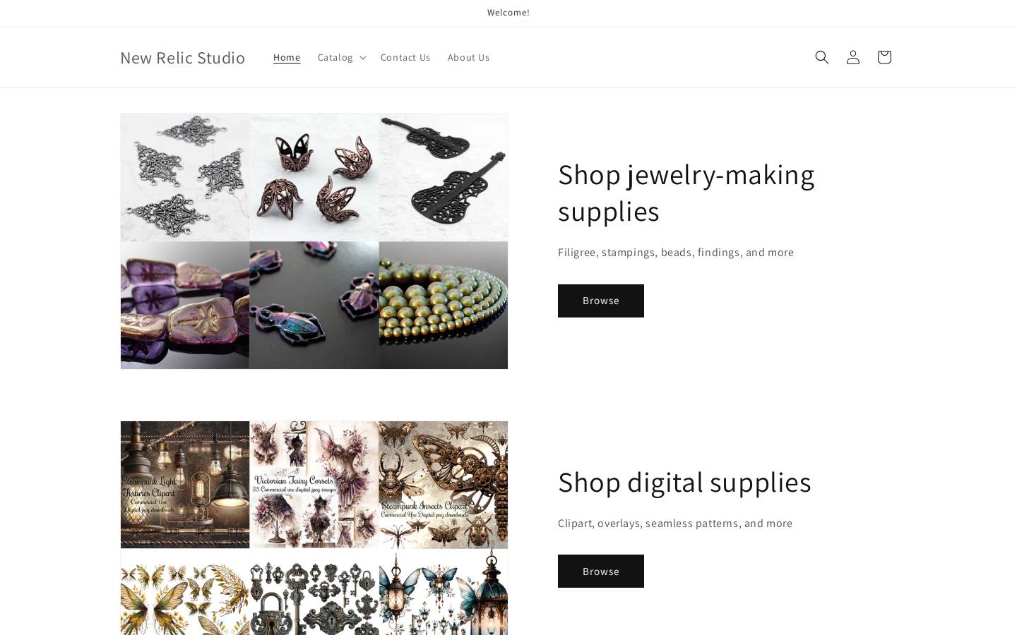 newrelicstudio.com homepage screenshot