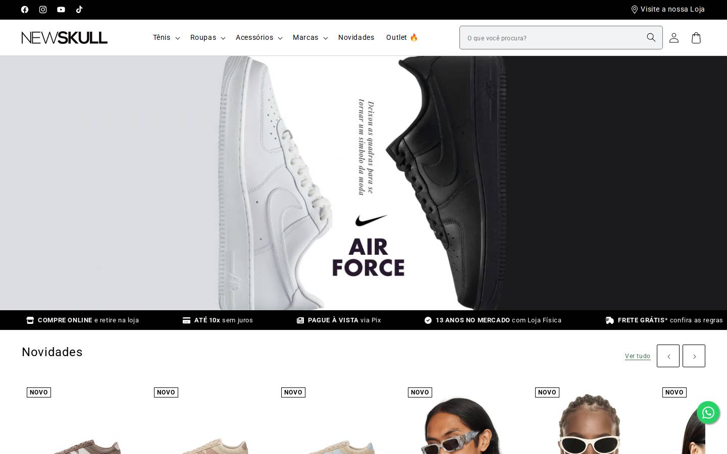 newskull.com.br homepage screenshot