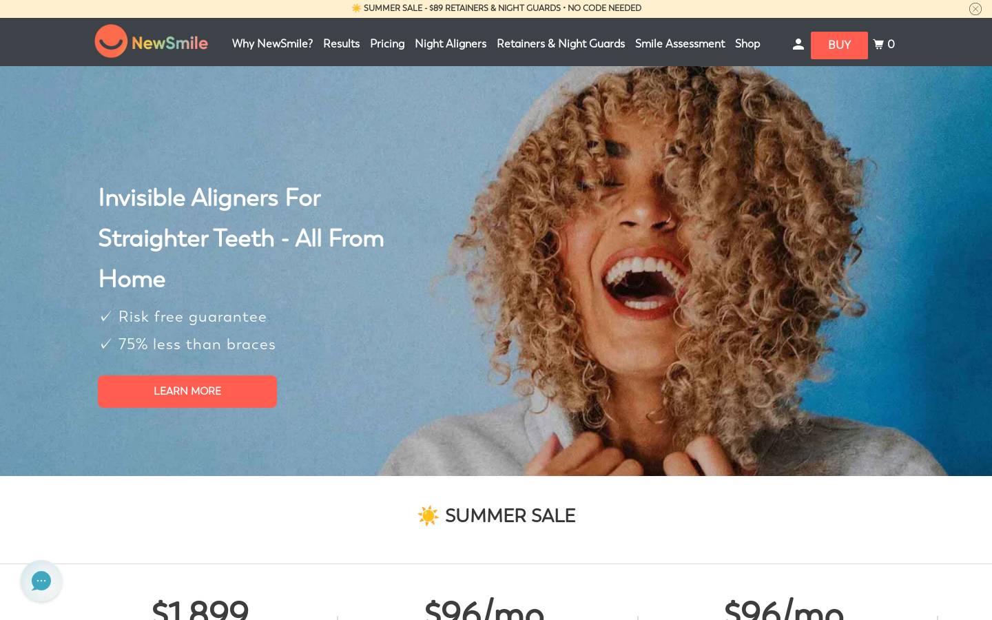 newsmilelife.ca homepage screenshot