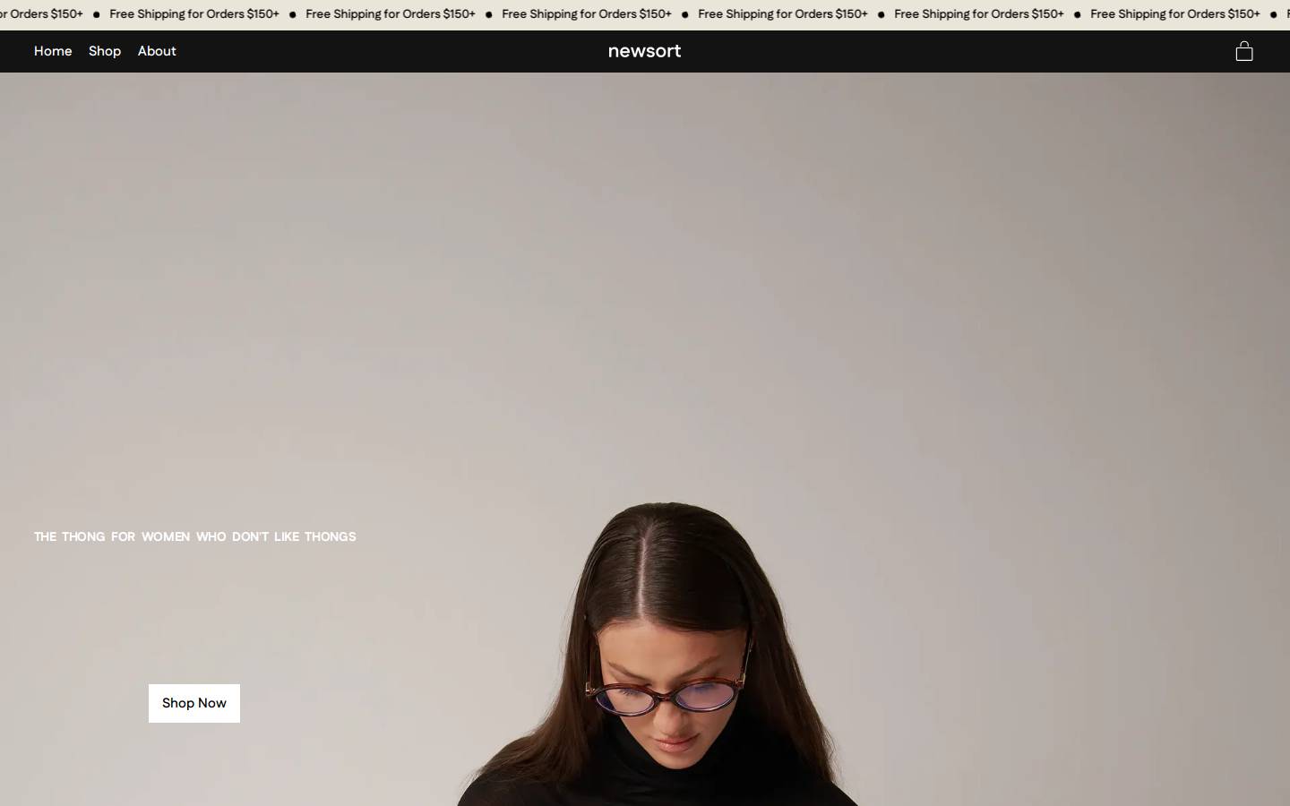 newsort.co homepage screenshot