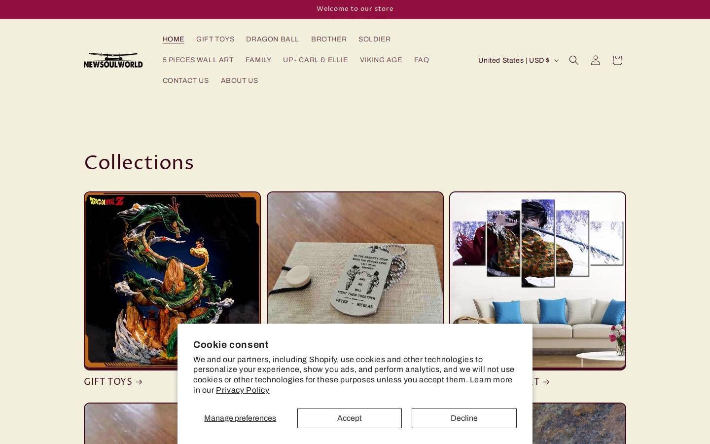 Newsoulworld homepage screenshot