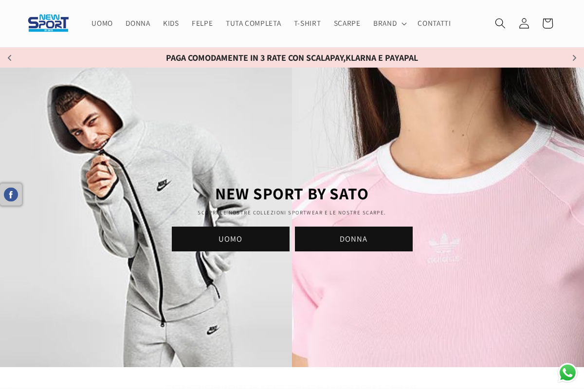 NEWSPORTBYSATO homepage screenshot