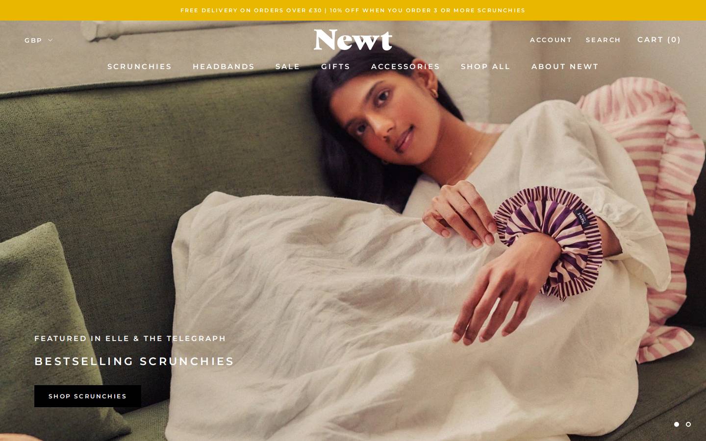 Newtlondon homepage screenshot
