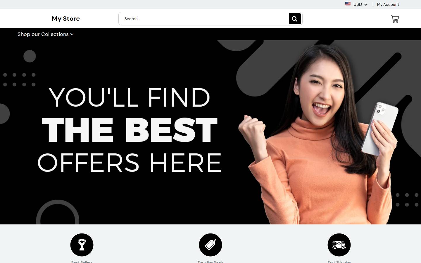 newtrendmarket.com homepage screenshot