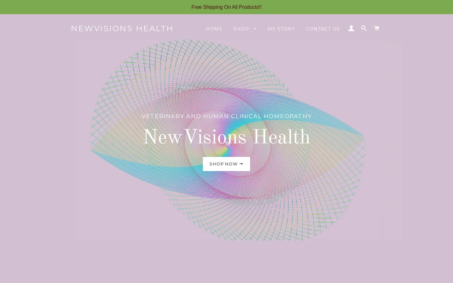 newvisionshealth.com homepage screenshot