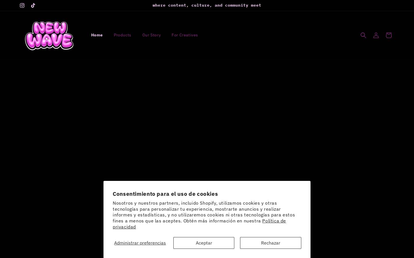 newwavedr.com homepage screenshot