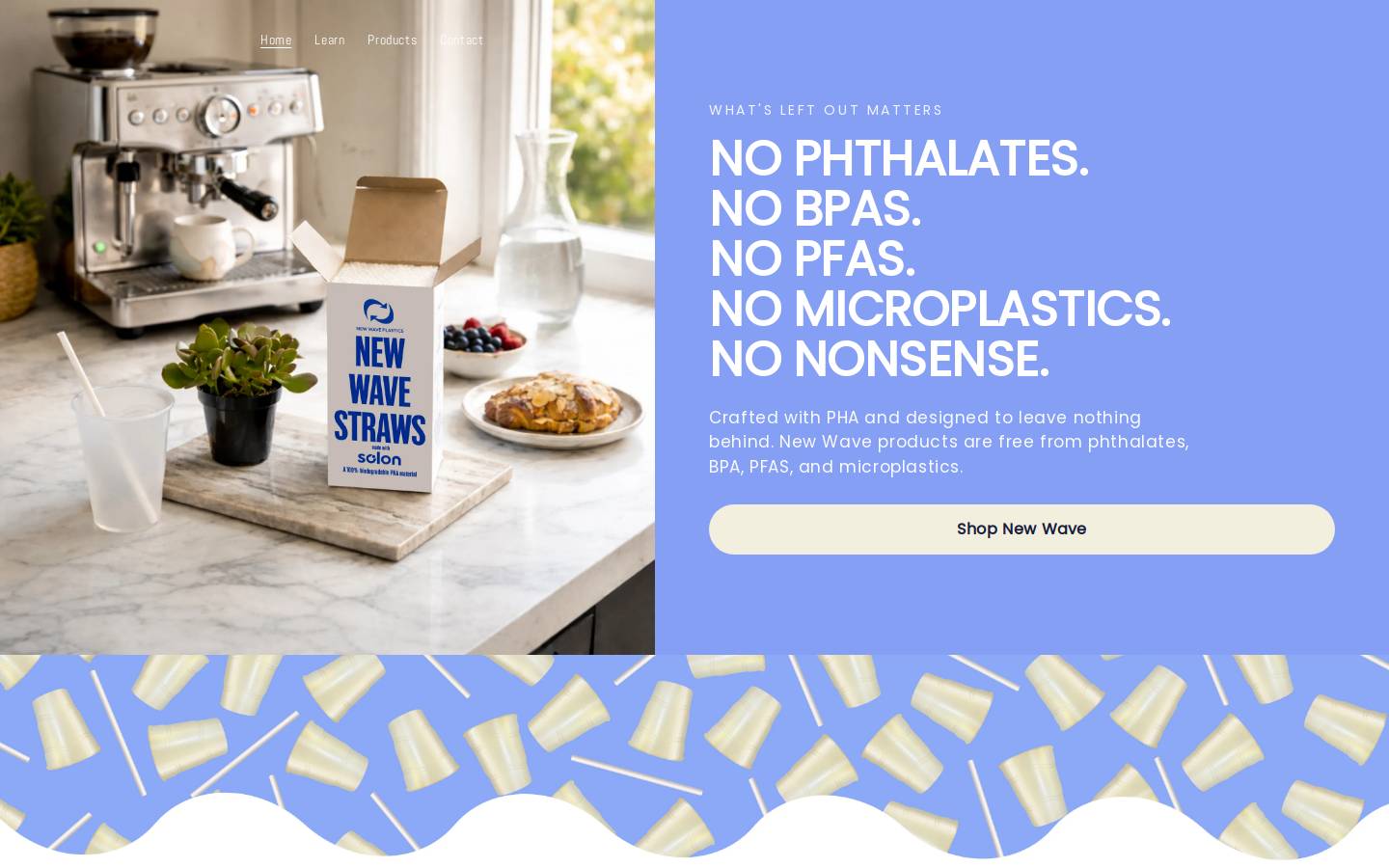 newwaveplastics.net homepage screenshot