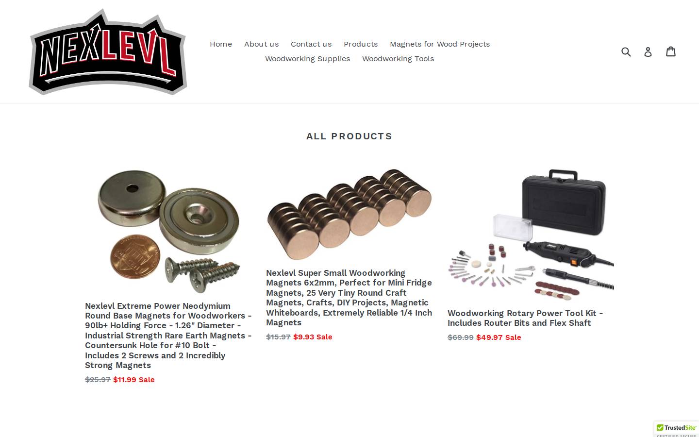 nexlevl.com homepage screenshot