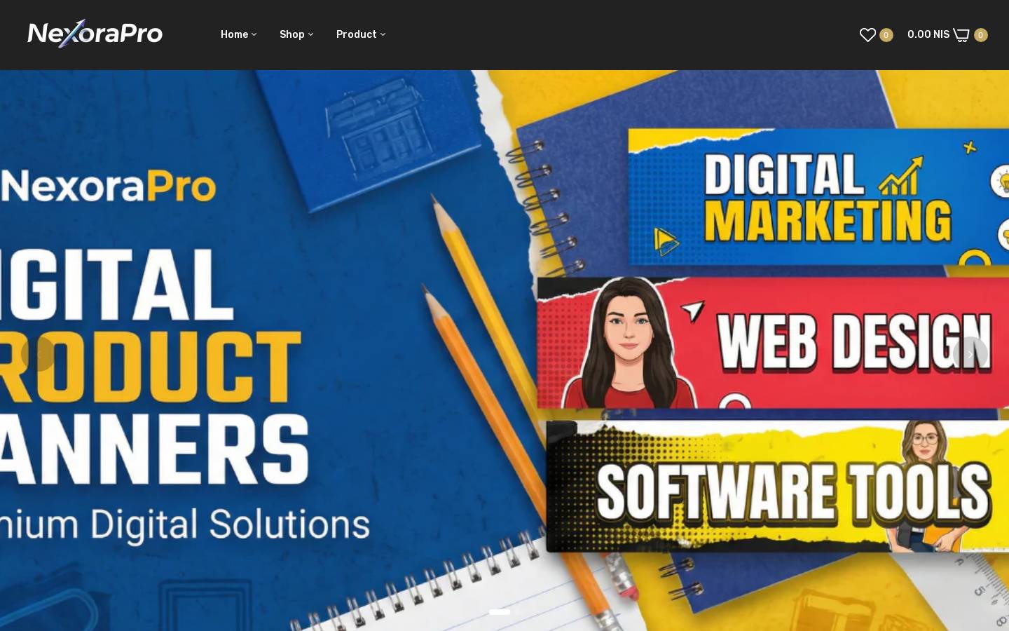 nexorapro.biz homepage screenshot