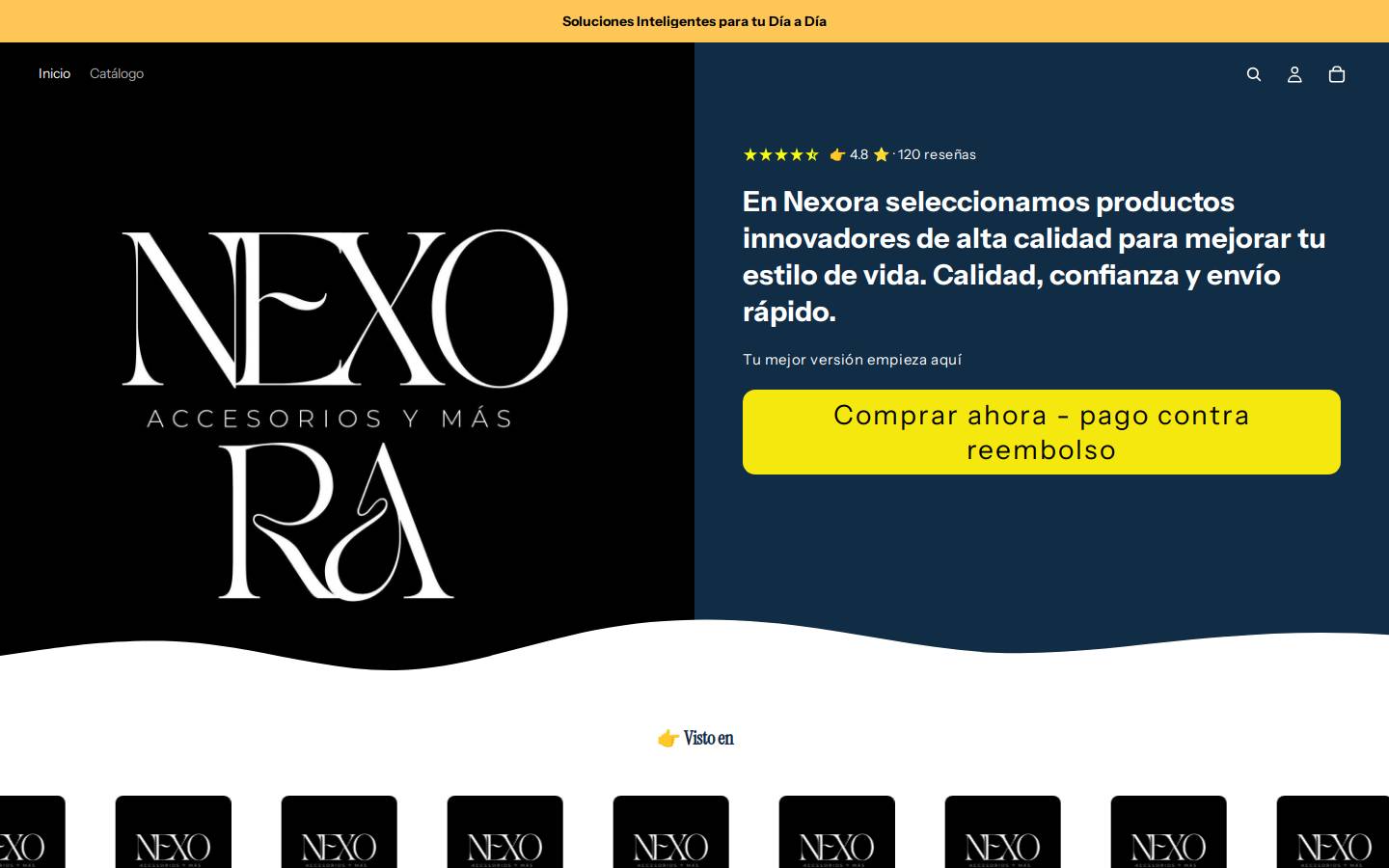 nexori.store homepage screenshot