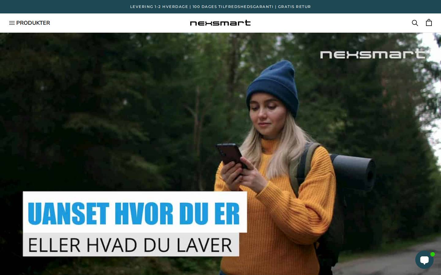 NEXSMART homepage screenshot