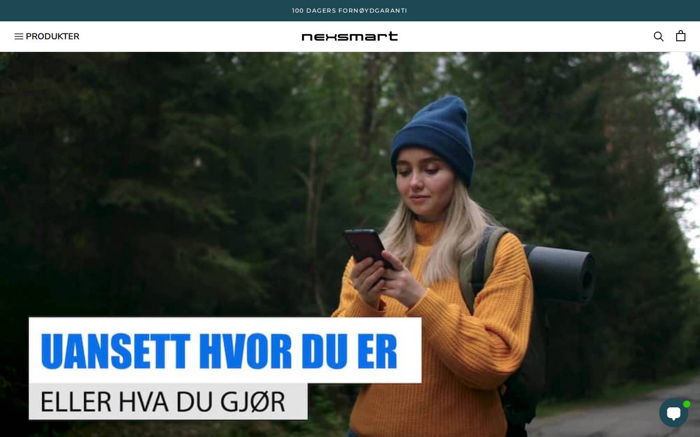 NEXSMART homepage screenshot