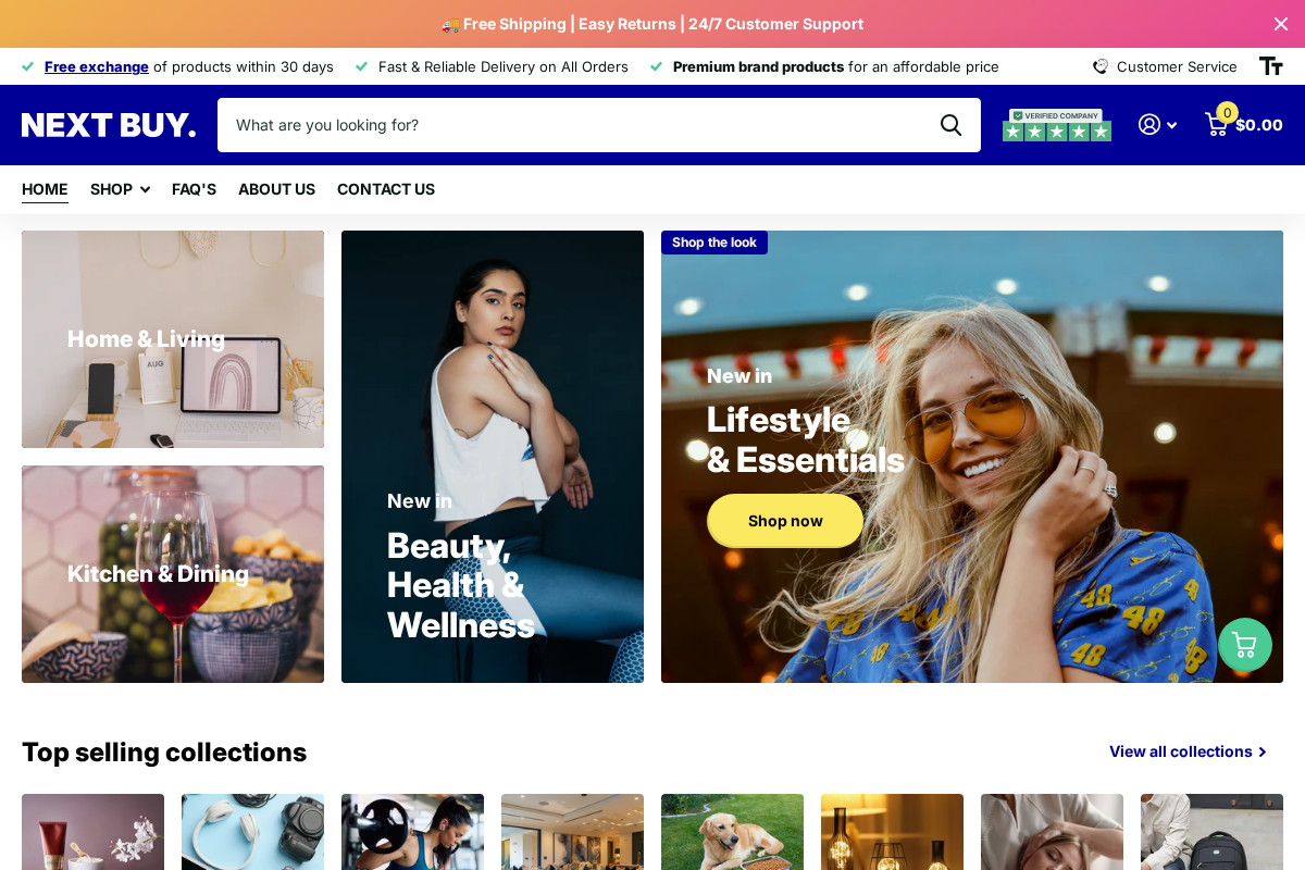 NextBuy AU homepage screenshot