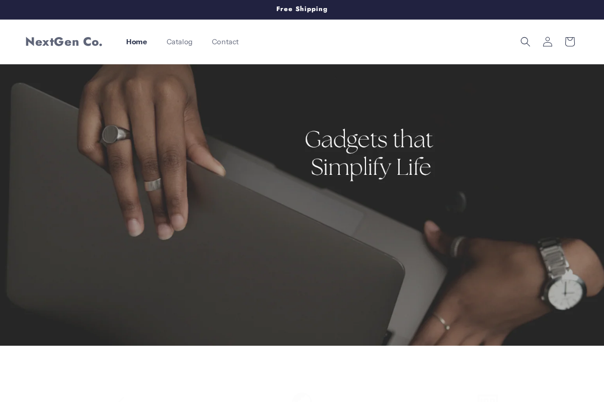 NextGen Co. homepage screenshot