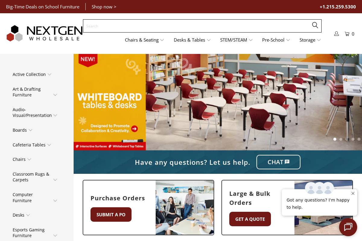 nextgenfurniture.com homepage screenshot