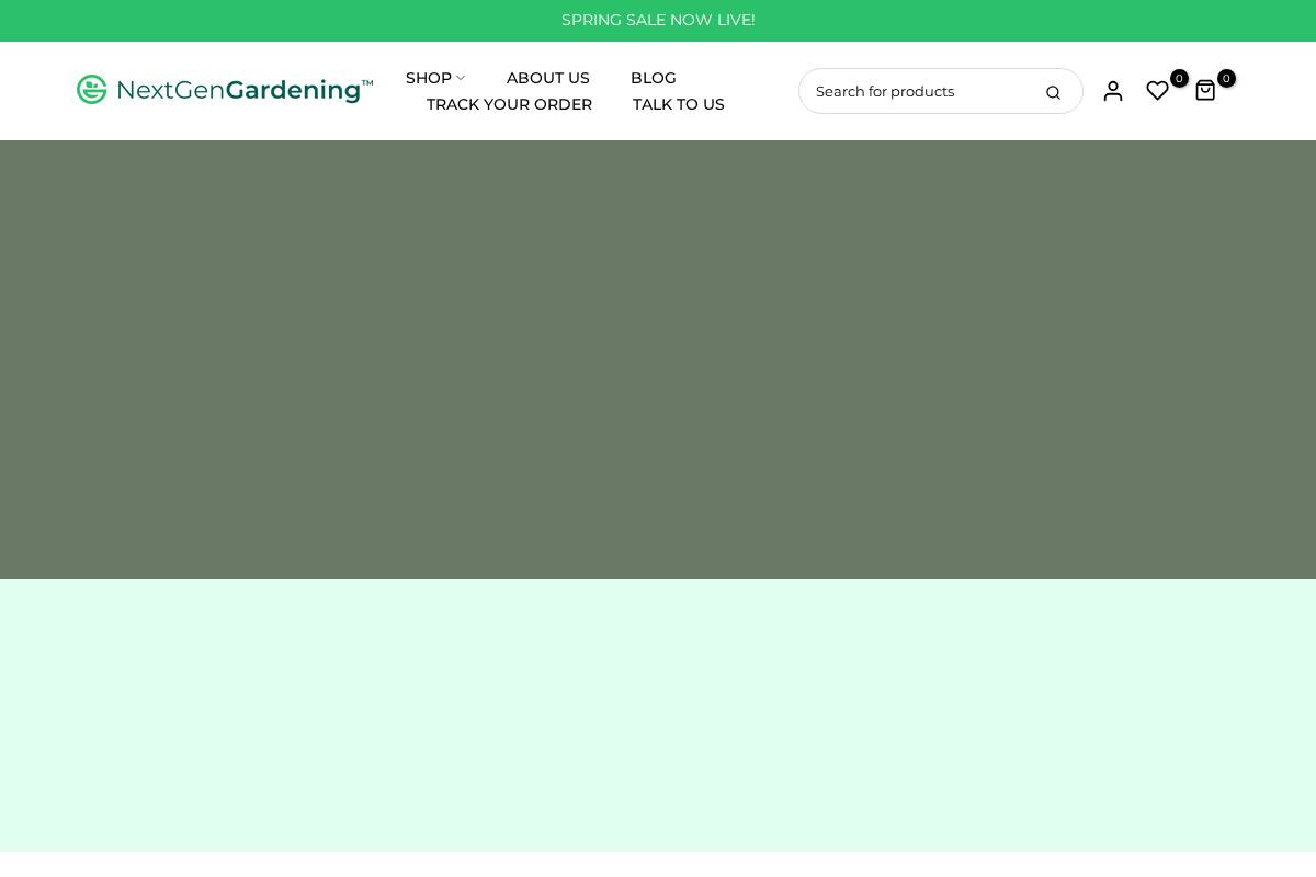Nextgengardening homepage screenshot