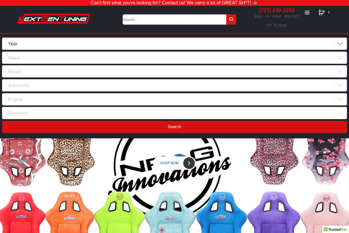 NextGen Tuning homepage screenshot