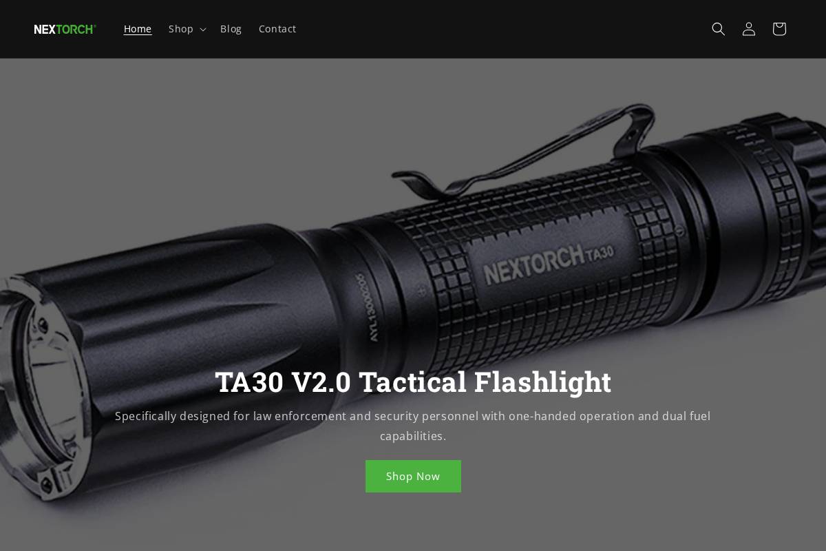 nextorch.ca homepage screenshot