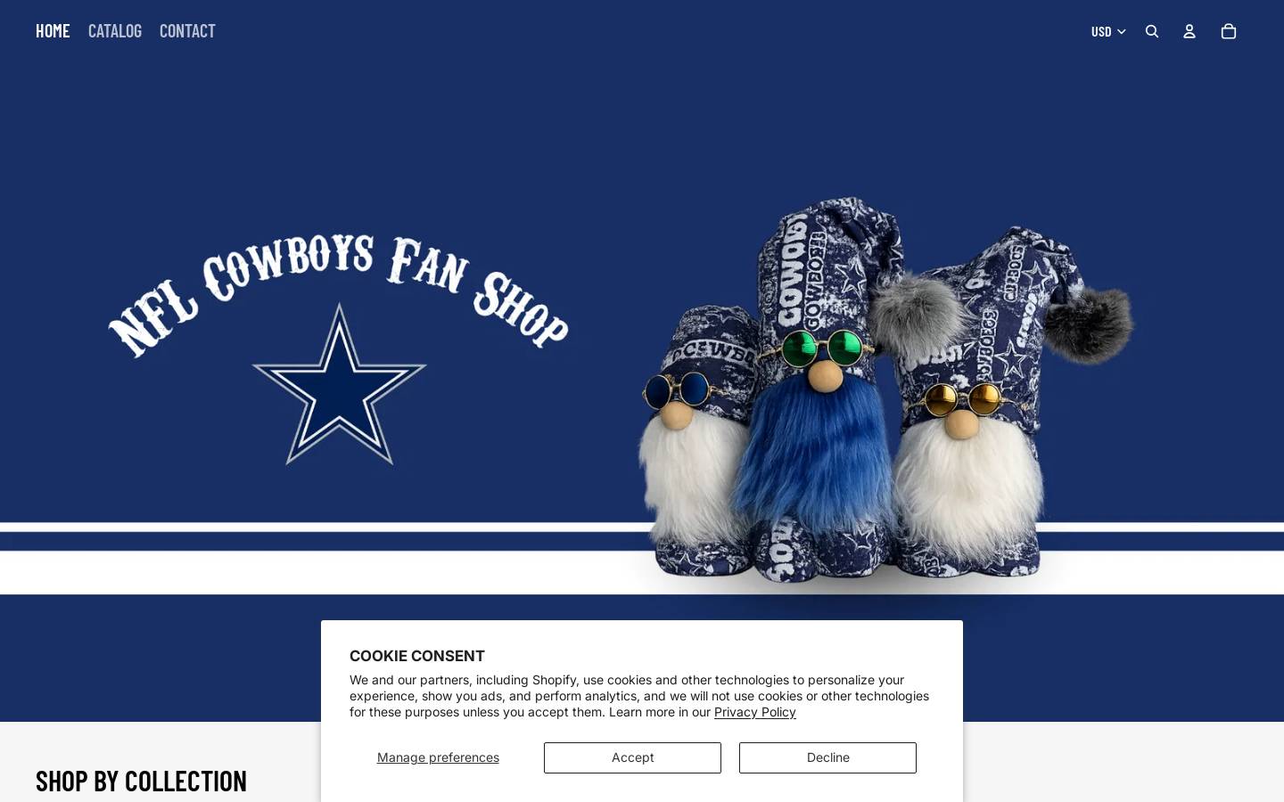 nflfanshop.online homepage screenshot