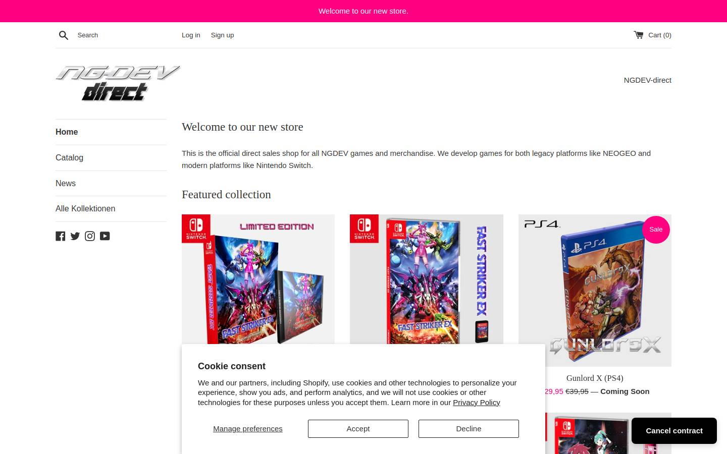 ngdevdirect.com homepage screenshot