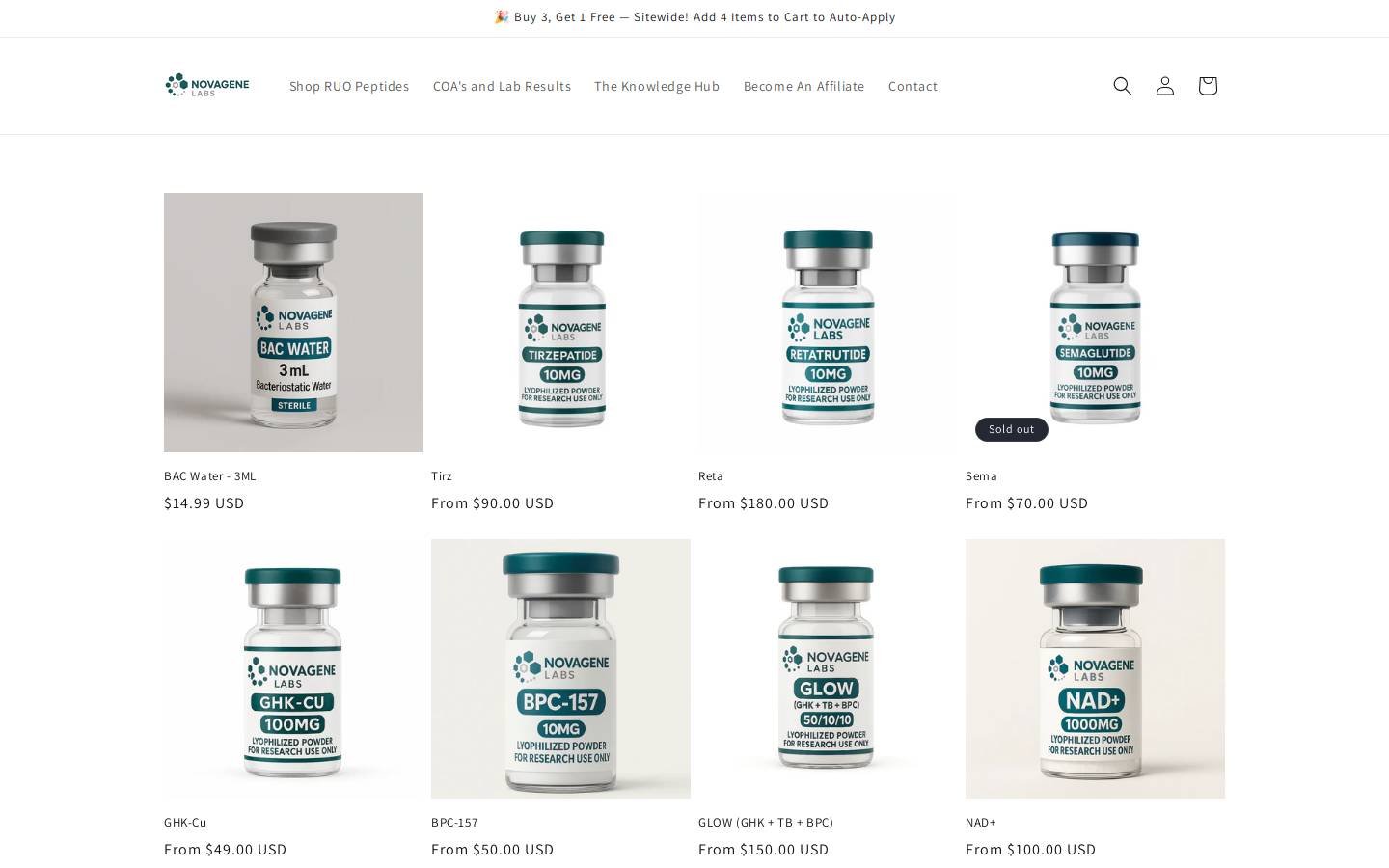 nglpeptides.com homepage screenshot