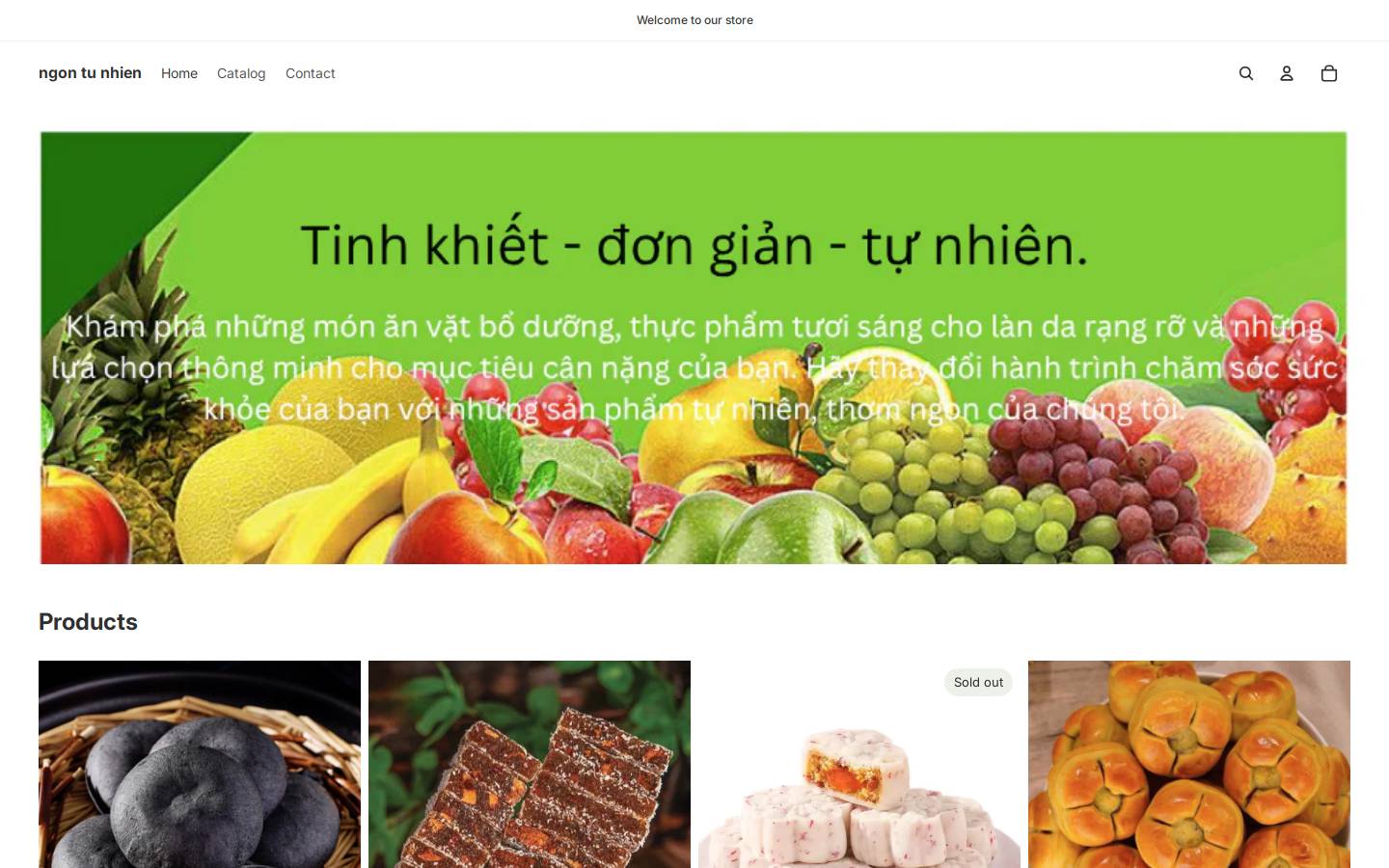 ngontunhien.com homepage screenshot