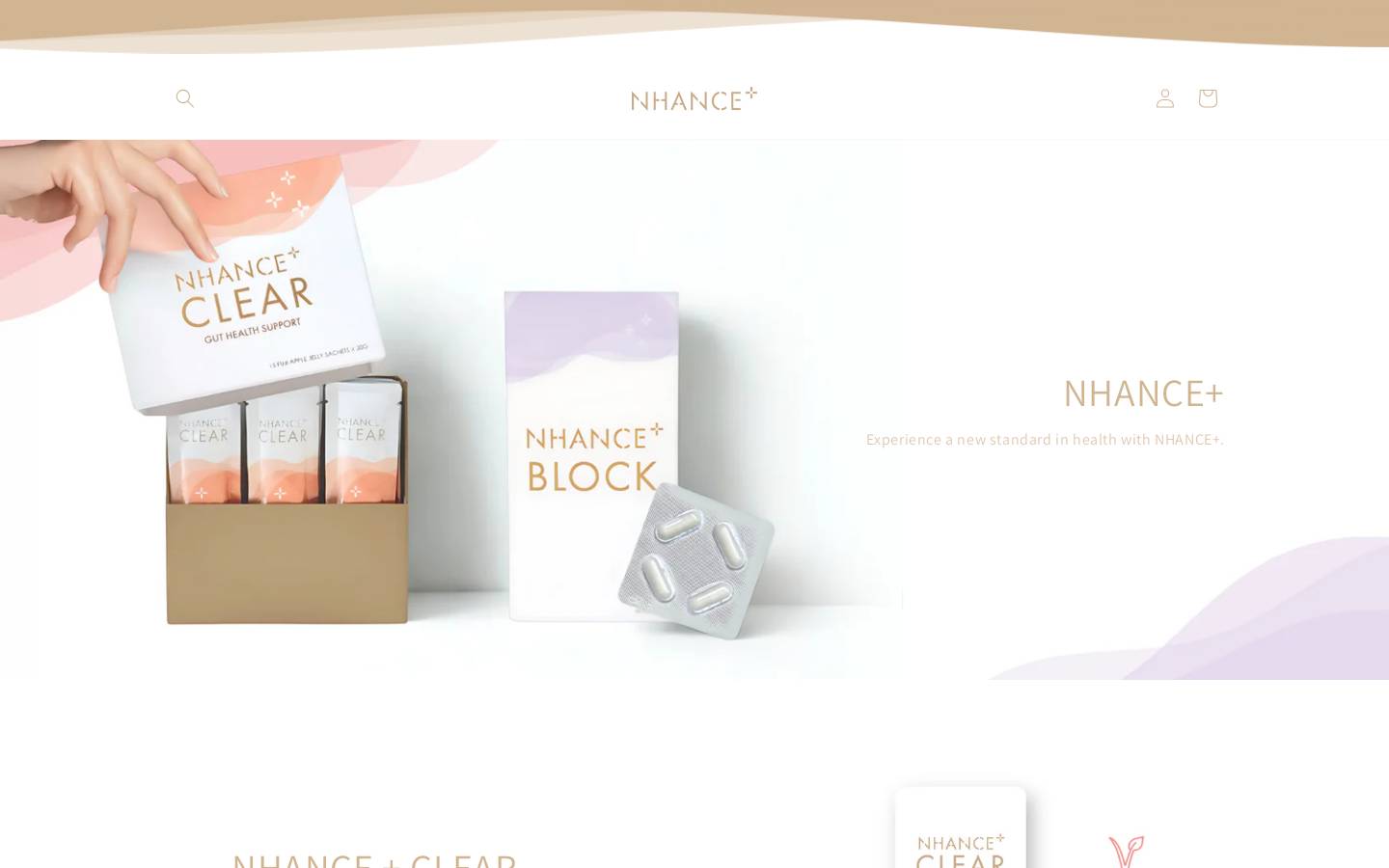 nhancelife.com homepage screenshot