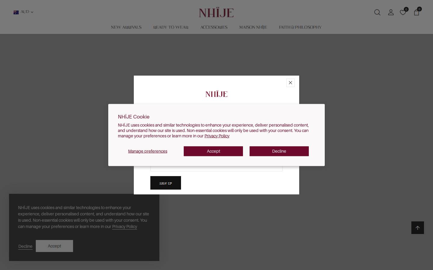 nhije.com.au homepage screenshot