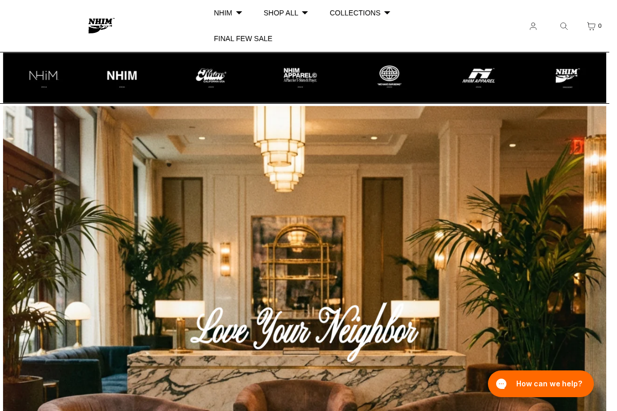 nhimapparel.com homepage screenshot