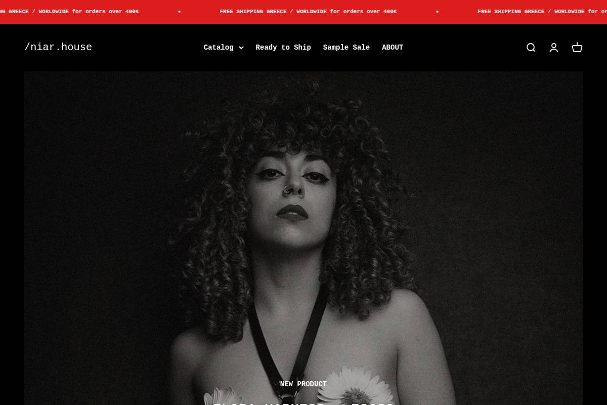 niarhouse.com homepage screenshot