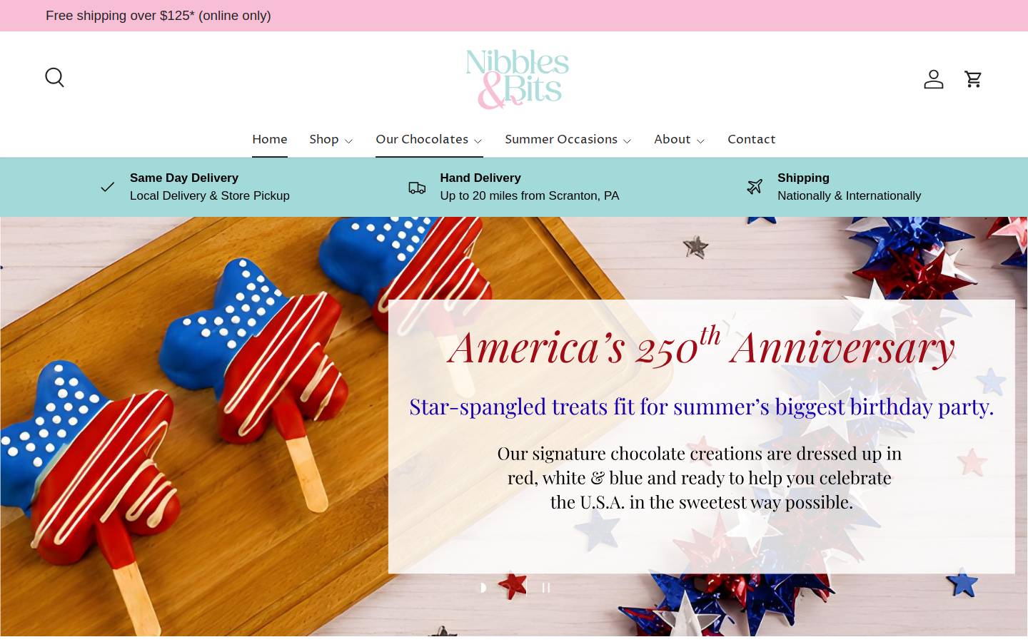 nibblesbits.com homepage screenshot