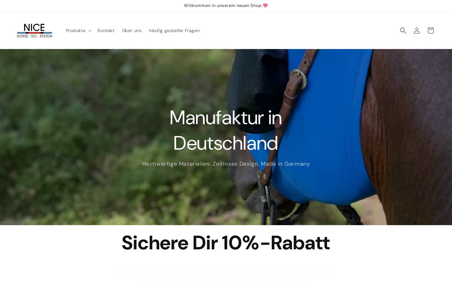 nice-horse-tec.de homepage screenshot