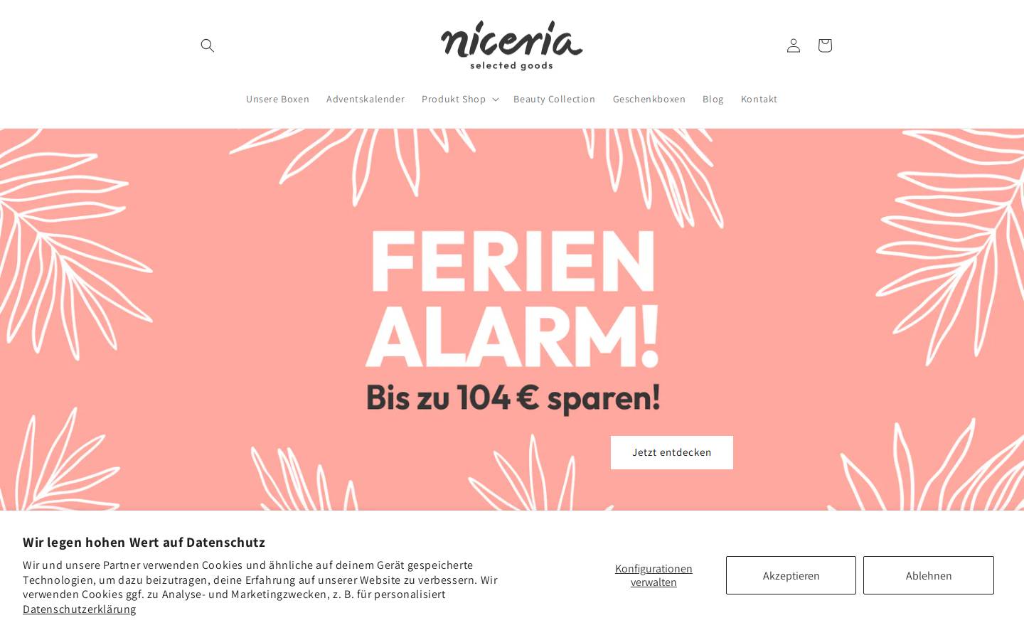 niceria.eu homepage screenshot