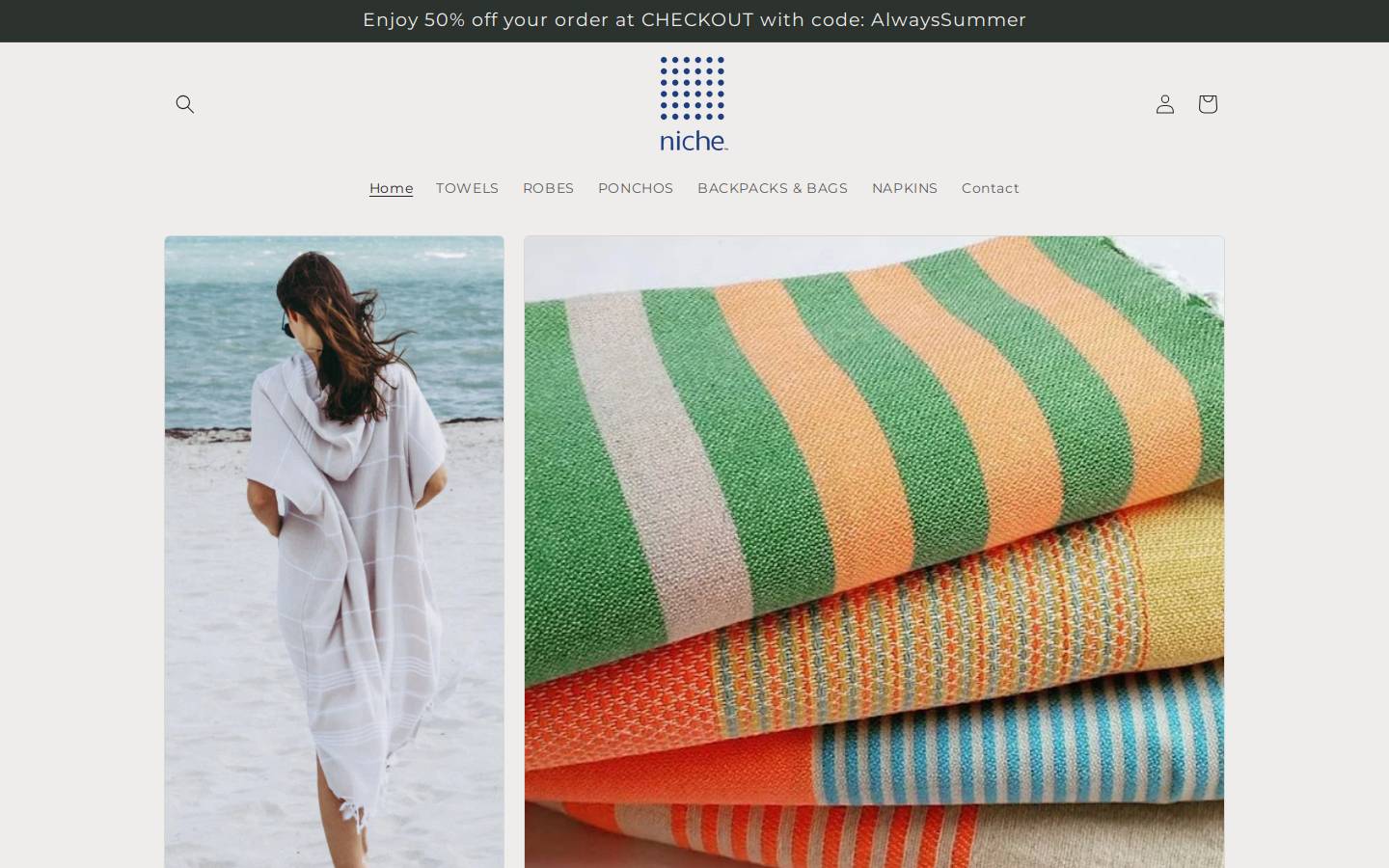 nichegallerygroup.com homepage screenshot
