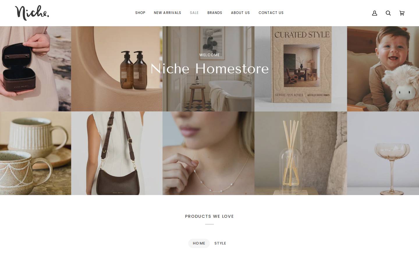nichestore.co.nz homepage screenshot