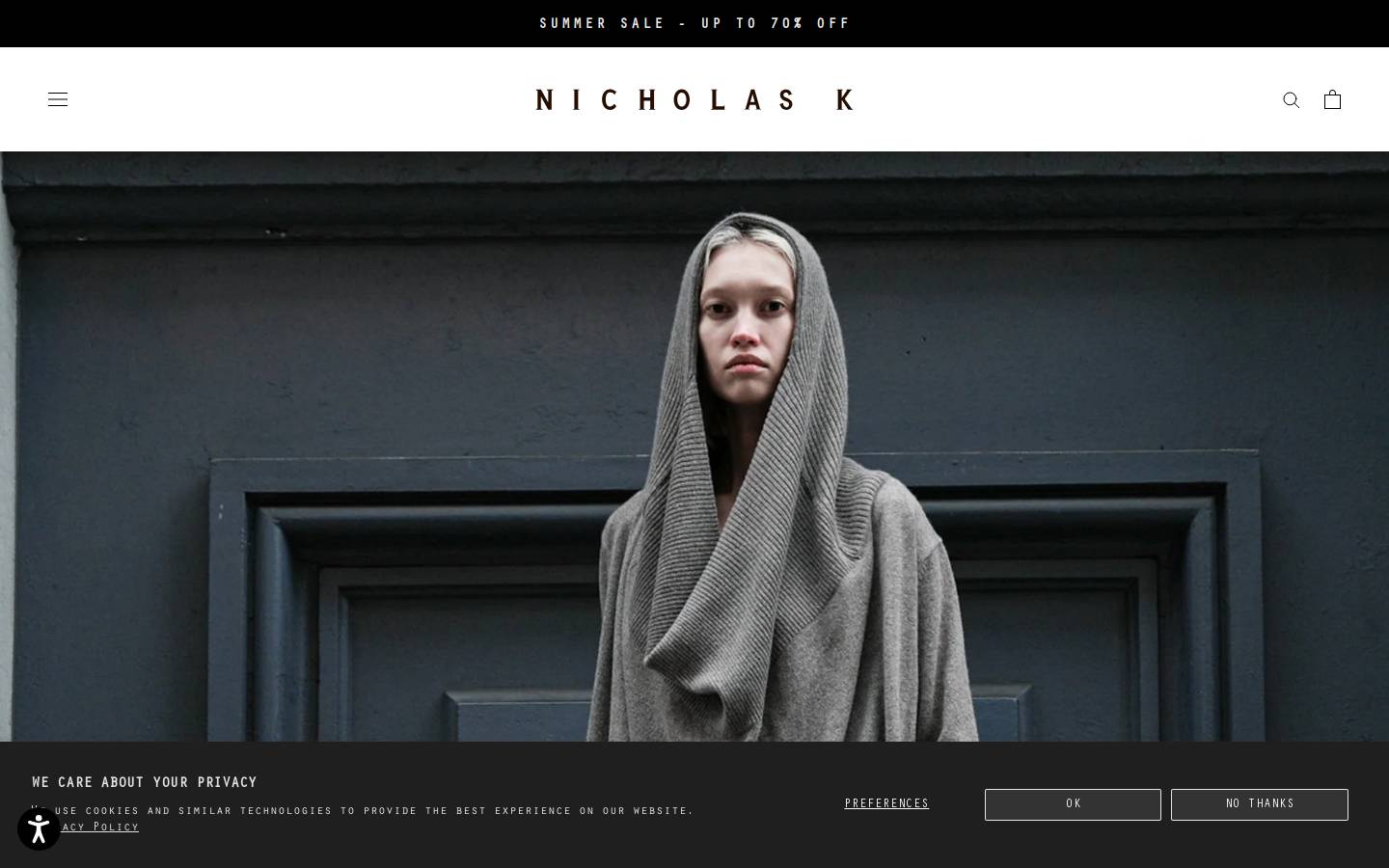 nicholask.com homepage screenshot