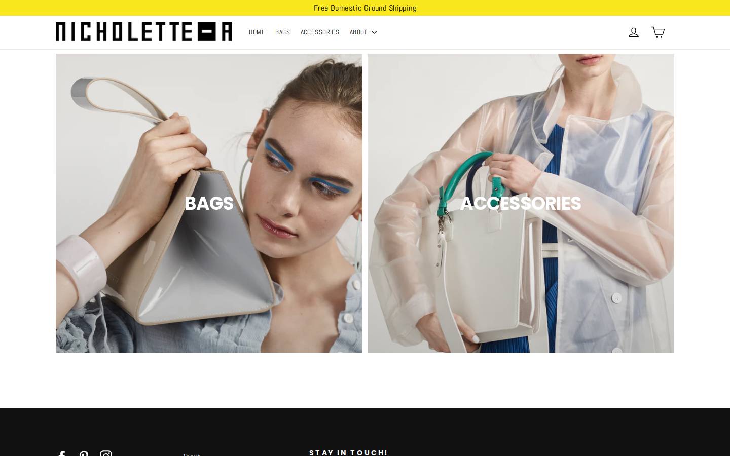 nicholette-a.com homepage screenshot