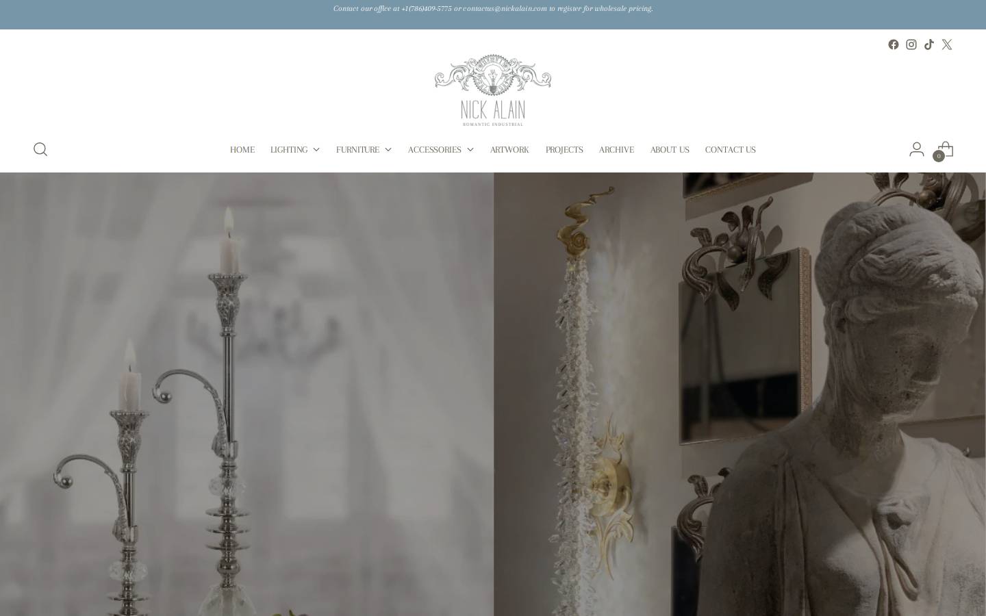 nickalain.com homepage screenshot