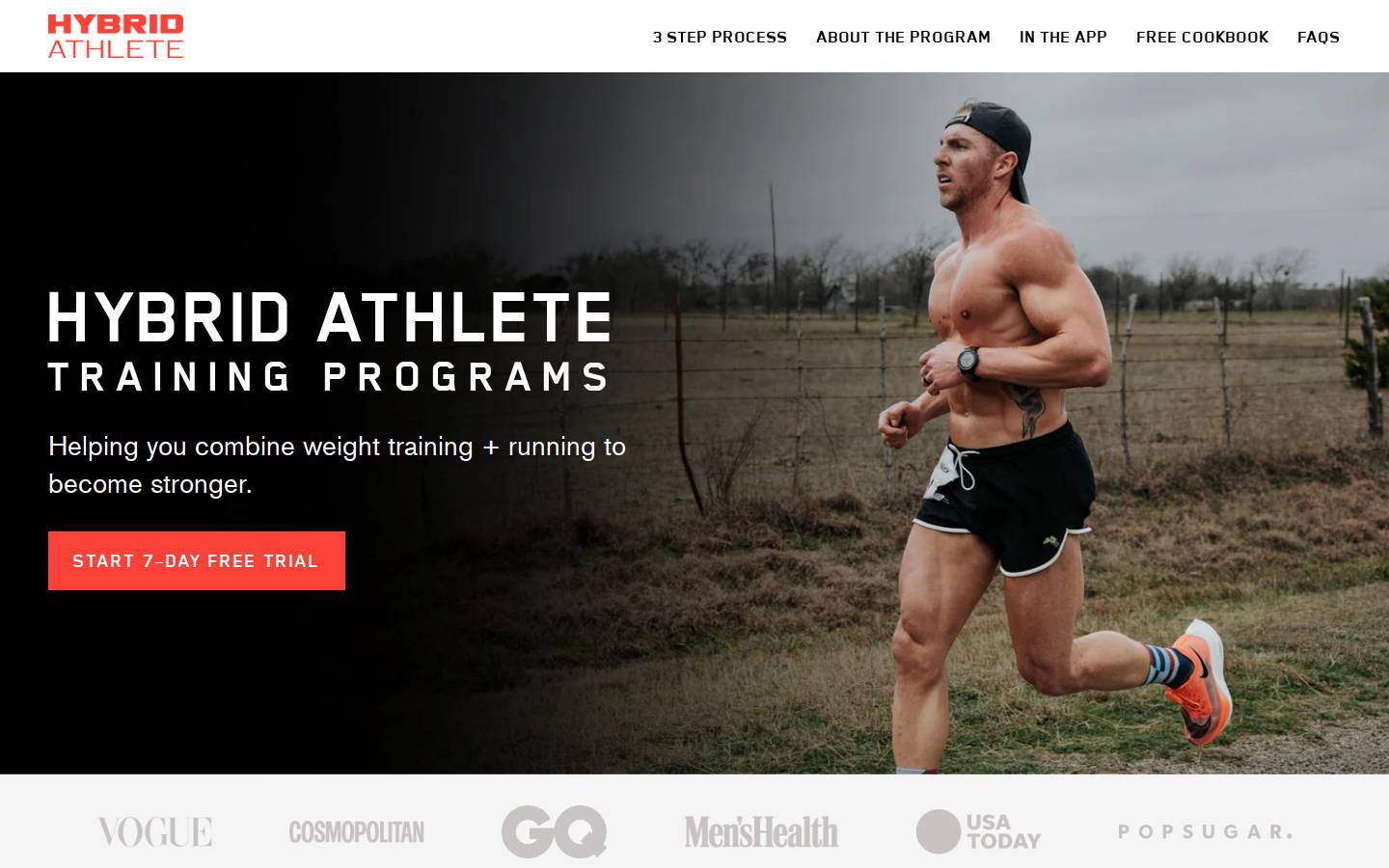 nickbarefitness.app homepage screenshot