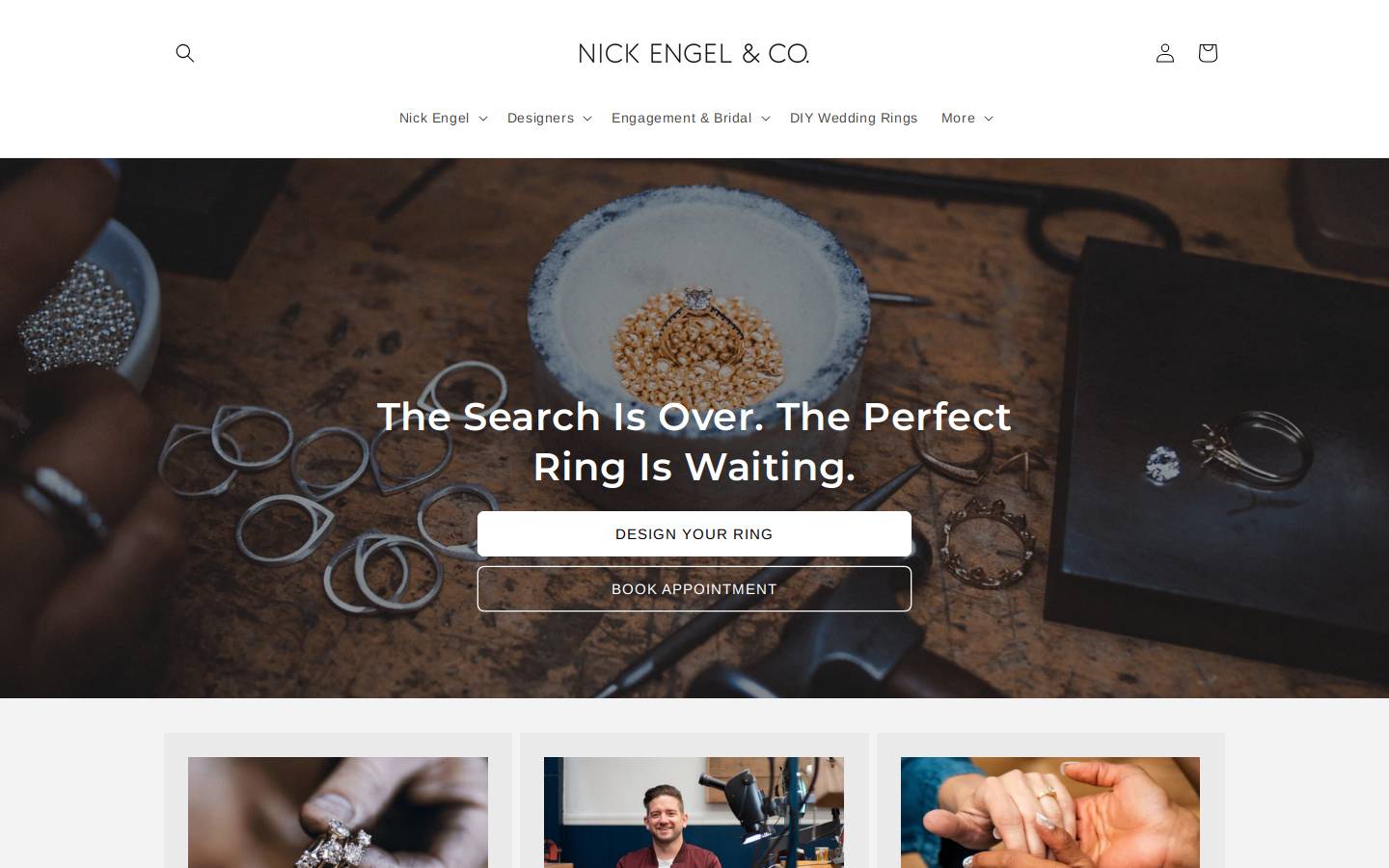 nickengel.com homepage screenshot