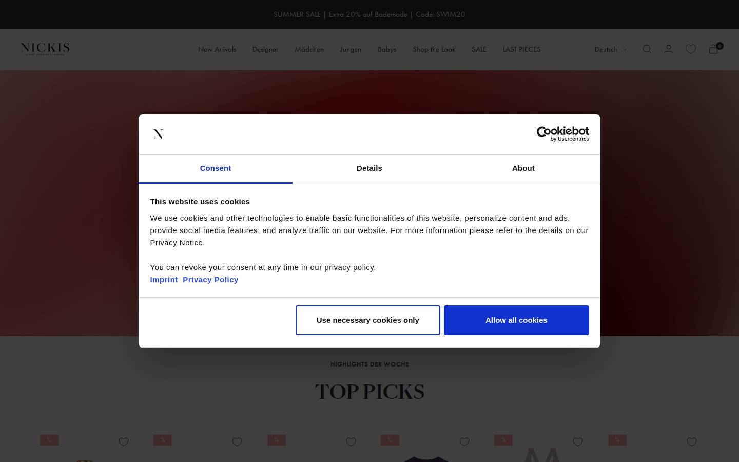 NICKIS LPC GmbH homepage screenshot
