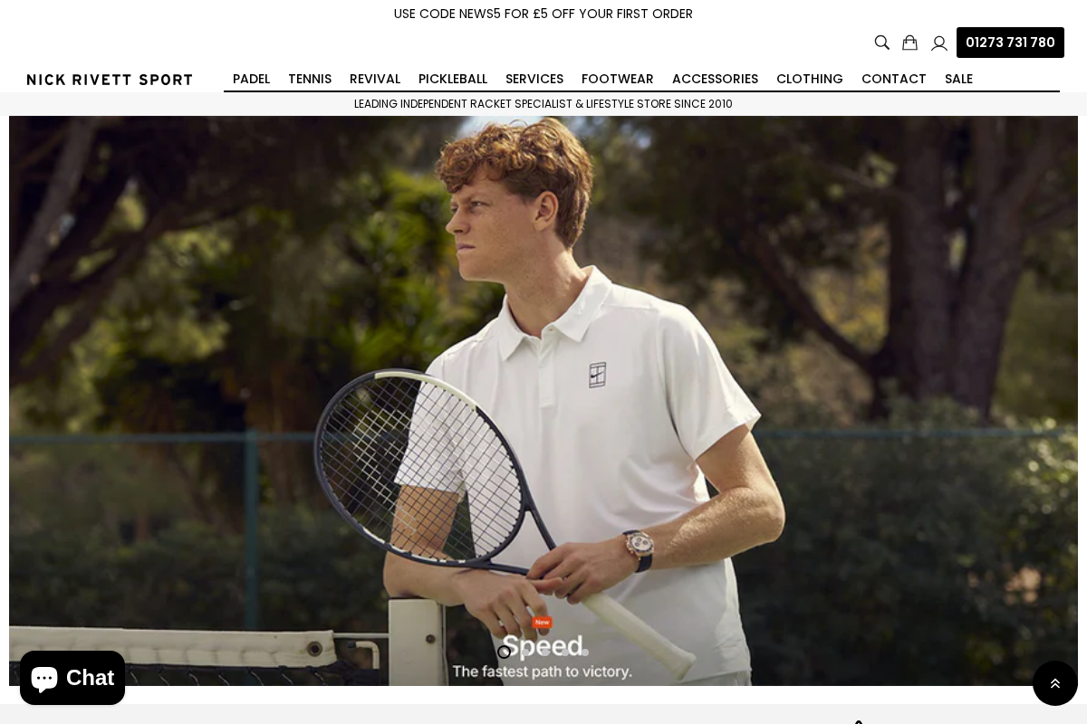 Nickrivettsport homepage screenshot